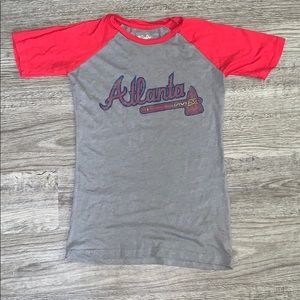 “Atlanta” grey and red tee